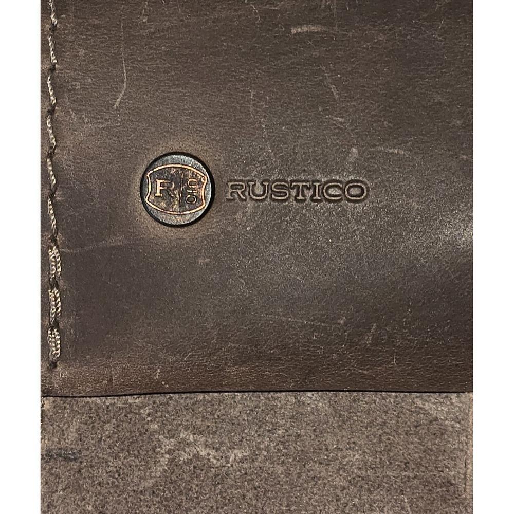 RUSTICO Touchmark Sidekick‎ Dark Brown Leather Cord Wrap Charger Adapter 6x14" - Picture 6 of 7